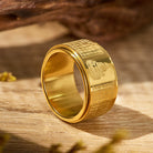 FuAttract Luck Strength & Protection Titanium Steel Chinese Zodiac Ring  - image 2