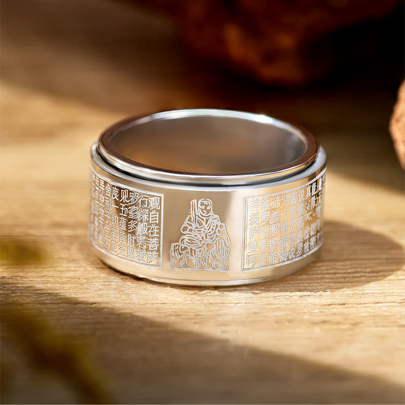 FuAttract Luck Strength & Protection Titanium Steel Chinese Zodiac Ring  - image 12