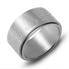FuAttract Luck Strength & Protection Titanium Steel Chinese Zodiac Ring  - Silver - Pig & Dog  - US 13 - image 27