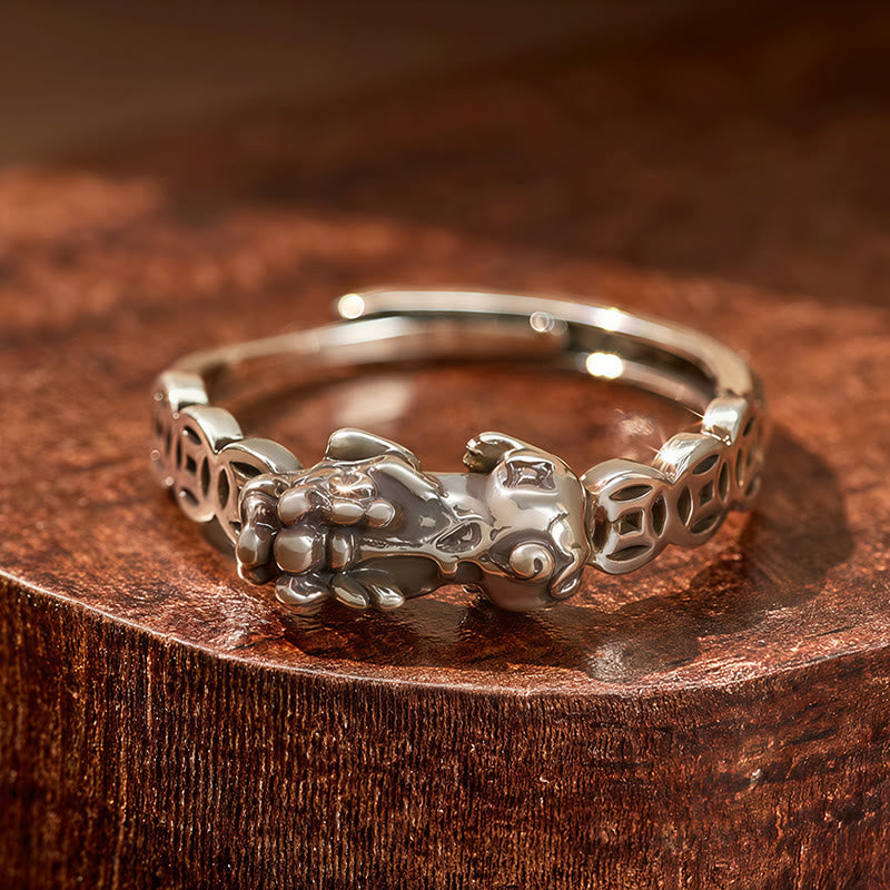 FuAttract Energy Flow & Wealth Guard – Pixiu Ring for Protection & Balance - image 11