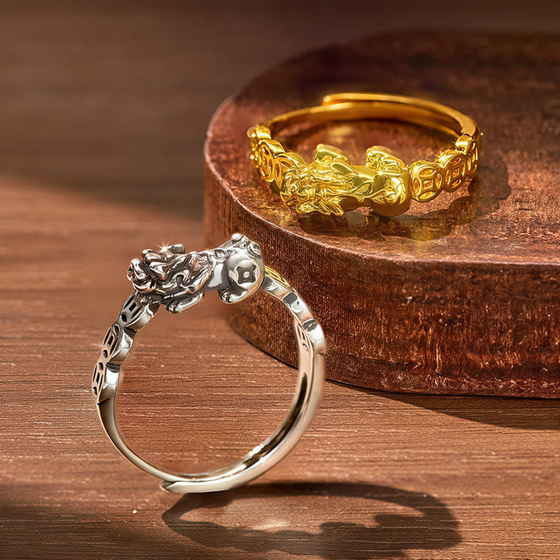 FuAttract Energy Flow & Wealth Guard – Pixiu Ring for Protection & Balance - image 6