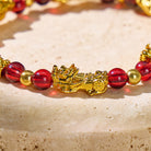 FuAttract Vitality Prosperity Wealth Attraction & Protection Garnet Pixiu Bracelet - image 5
