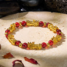 FuAttract Vitality Prosperity Wealth Attraction & Protection Garnet Pixiu Bracelet - Pixiu - image 0