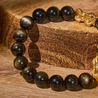 FuAttract Clarity Protection & Prosperity Golden Obsidian Pixiu Bracelet  - image 6