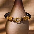FuAttract Clarity Protection & Prosperity Golden Obsidian Pixiu Bracelet  - image 4