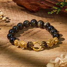 FuAttract Clarity Protection & Prosperity Golden Obsidian Pixiu Bracelet  - image 1
