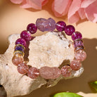 FuAttract Energy Intuition & Transformation – Fireworks Super Seven Pixiu Bracelet - 10mm - image 0