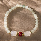 FuAttract Wealth Harmony Vitality & Prosperity Jade Red Agate Pixiu Bracelet - image 2
