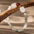 FuAttract Wealth Harmony Vitality & Prosperity Jade Red Agate Pixiu Bracelet - image 3
