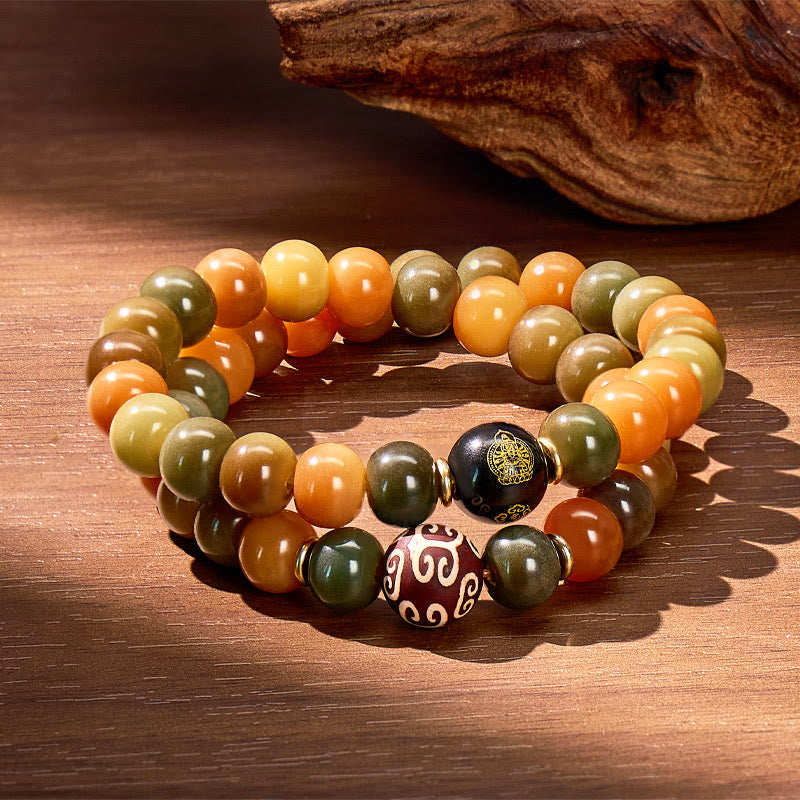 FuAttract Clarity & Spiritual Alignment – Bodhi Seed Chinese Zodiac Bracelet - Avalokiteshvara – Rat - image 0