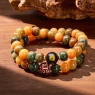 FuAttract Clarity & Spiritual Alignment – Bodhi Seed Chinese Zodiac Bracelet - Akasagarbha – Ox & Tiger - image 9