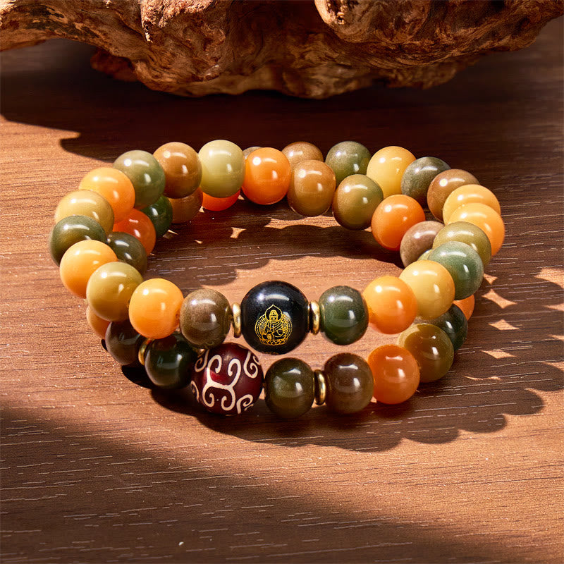 FuAttract Clarity & Spiritual Alignment – Bodhi Seed Chinese Zodiac Bracelet - Samantabhadra – Dragon & Snake - image 11