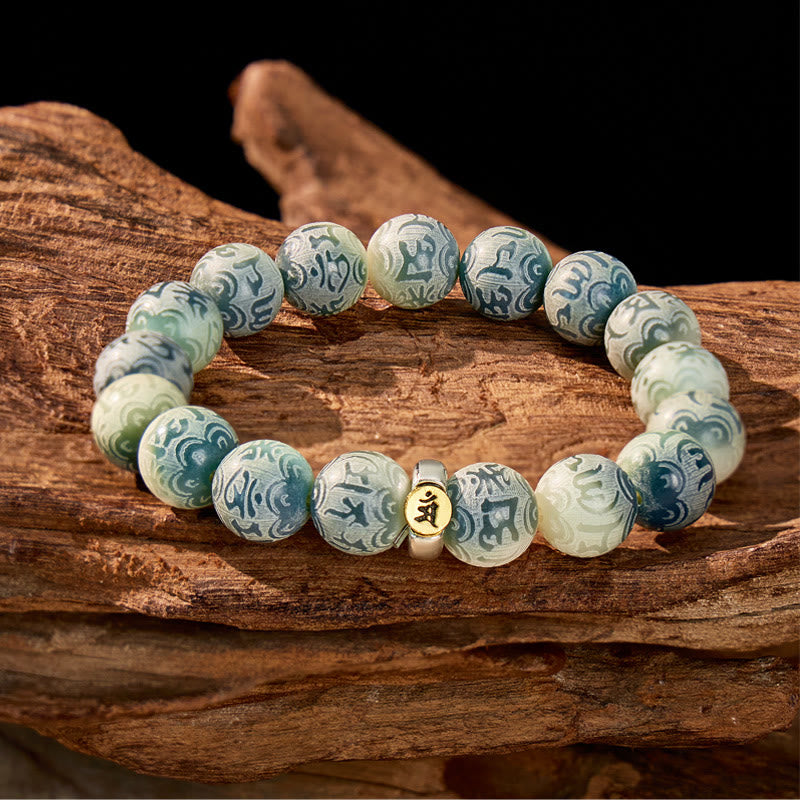 FuAttract Spiritual Awakening & Protection Bodhi Seed Om Mani Mantra & Chinese Zodiac Bracelet - Manjushri – Rabbit - image 13