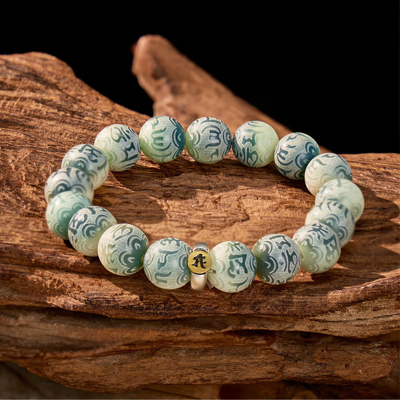 FuAttract Spiritual Awakening & Protection Bodhi Seed Om Mani Mantra & Chinese Zodiac Bracelet - Mahasthamaprapta – Horse - image 15
