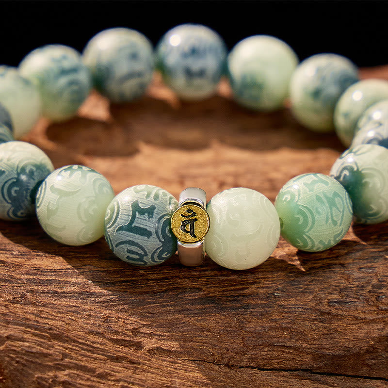 FuAttract Spiritual Awakening & Protection Bodhi Seed Om Mani Mantra & Chinese Zodiac Bracelet - image 5