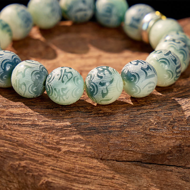 FuAttract Spiritual Awakening & Protection Bodhi Seed Om Mani Mantra & Chinese Zodiac Bracelet - image 6