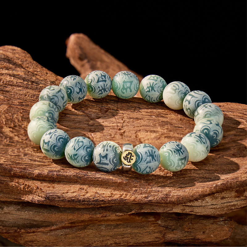 FuAttract Spiritual Awakening & Protection Bodhi Seed Om Mani Mantra & Chinese Zodiac Bracelet - Amitabha – Pig - image 17