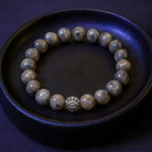 FuAttract Inner Power Protection Yooperlite S925 Sterling Silver & Pixiu Bracelet - 8mm - image 0