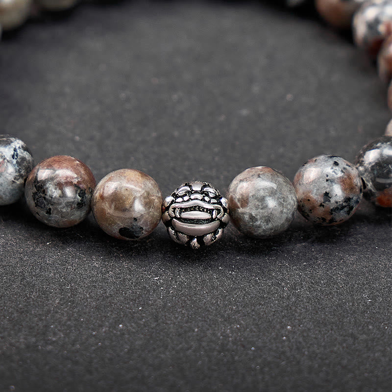 FuAttract Inner Power Protection Yooperlite S925 Sterling Silver & Pixiu Bracelet - image 6