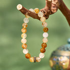 FuAttract Wealth Luck & Positive Energy Yellow Glue Flower Chinese Zodiac Pixiu Bracelet - image 3