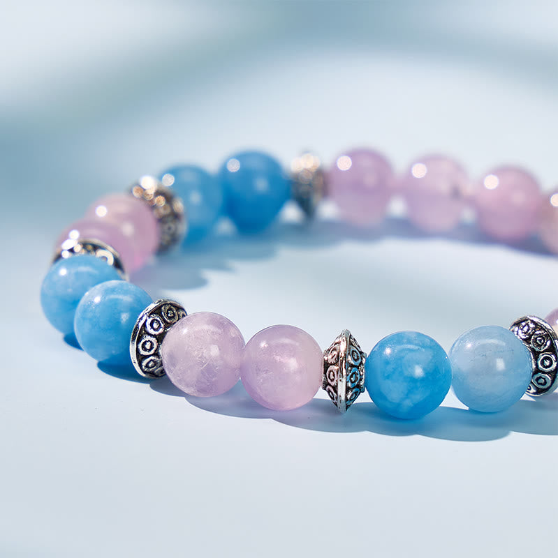 FuAttract Calm Clarity & Emotional Balance Amethyst Aquamarine Chinese Zodiac Bracelet - image 6