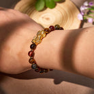 FuAttract Power Wealth & Protection Tri-Color Tiger's Eye Pixiu Bracelet  - image 5