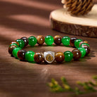FuAttract Courage Growth & Lucky Tiger's Eye Green Aventurine Chinese Zodiac Bracelet - Vairocana – Goat / Monkey - image 21