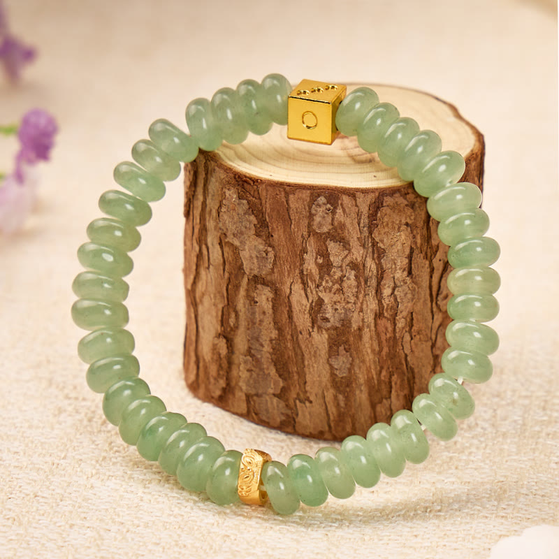 FuAttract Harmony Luck & Prosperity Flow Green Aventurine Pixiu Bracelet  - 8mm - image 0
