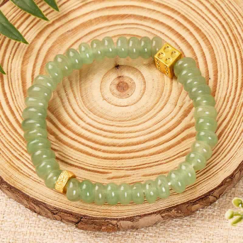FuAttract Harmony Luck & Prosperity Flow Green Aventurine Pixiu Bracelet  - image 2