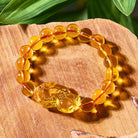 FuAttract Abundance & Confidence Power Wealth Citrine Pixiu Energy Bracelet - 12mm - image 0