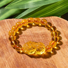 FuAttract Abundance & Confidence Power Wealth Citrine Pixiu Energy Bracelet - image 3