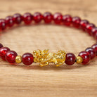 FuAttract Inner Strength Vitality & Wealth Flow – Garnet Pixiu Energy Bracelet - image 5