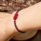 FuAttract Vitality & Prosperity Energy Enhance Garnet Purple Clay Pixiu Bracelet - image 3