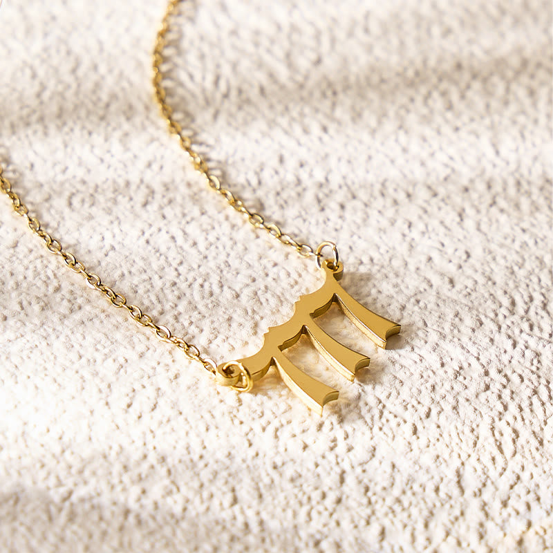 FuAttract Destiny Guidance Intuition Stainless Steel Angel Numbers Necklace - image 3