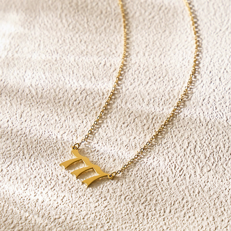 FuAttract Destiny Guidance Intuition Stainless Steel Angel Numbers Necklace - image 2