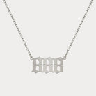 FuAttract Destiny Guidance Intuition Stainless Steel Angel Numbers Necklace - Silver - 888 - image 25