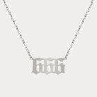 FuAttract Destiny Guidance Intuition Stainless Steel Angel Numbers Necklace - Silver - 666 - image 23