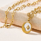 FuAttract Balance Harmony Inner Peace & Energy Flow Sun & Moon Stainless Steel Necklace  - Moon - image 2