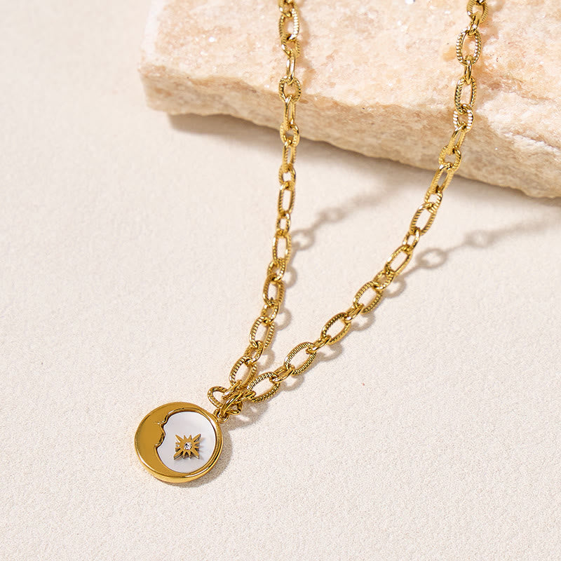 FuAttract Balance Harmony Inner Peace & Energy Flow Sun & Moon Stainless Steel Necklace  - image 11