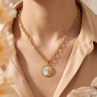 FuAttract Balance Harmony Inner Peace & Energy Flow Sun & Moon Stainless Steel Necklace  - image 6
