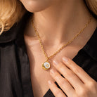 FuAttract Balance Harmony Inner Peace & Energy Flow Sun & Moon Stainless Steel Necklace  - image 8