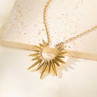 FuAttract Confidence & Empowerment Inner Power Sun Stainless Steel Necklace - image 1