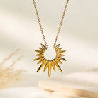 FuAttract Confidence & Empowerment Inner Power Sun Stainless Steel Necklace - Sun - image 0