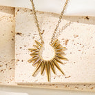 FuAttract Confidence & Empowerment Inner Power Sun Stainless Steel Necklace - image 2