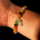 FuAttract Balance Compassion & Wealth Flow – Agate Om Mani Mantra Pixiu Bracelet  - image 4