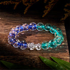 FuAttract Clarity Balance Radiance & Wealth Flow Silver Pixiu Glaze Bracelet - Dual Tone (Lake Blue & Royal Blue) - image 18