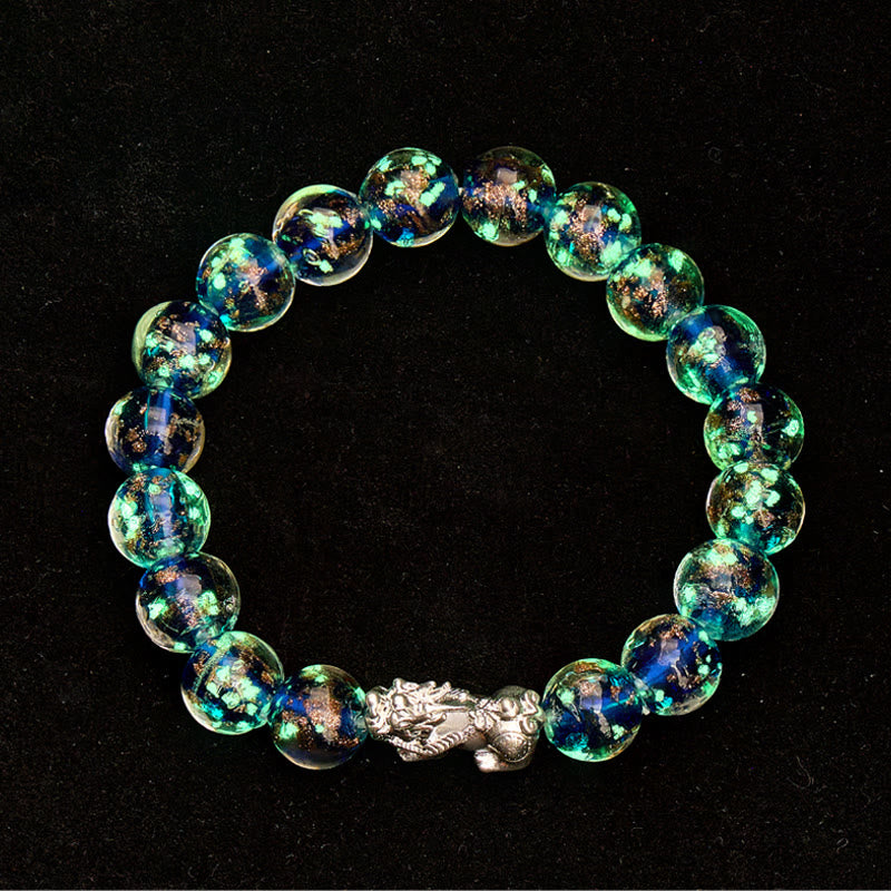 FuAttract Clarity Balance Radiance & Wealth Flow Silver Pixiu Glaze Bracelet - image 17