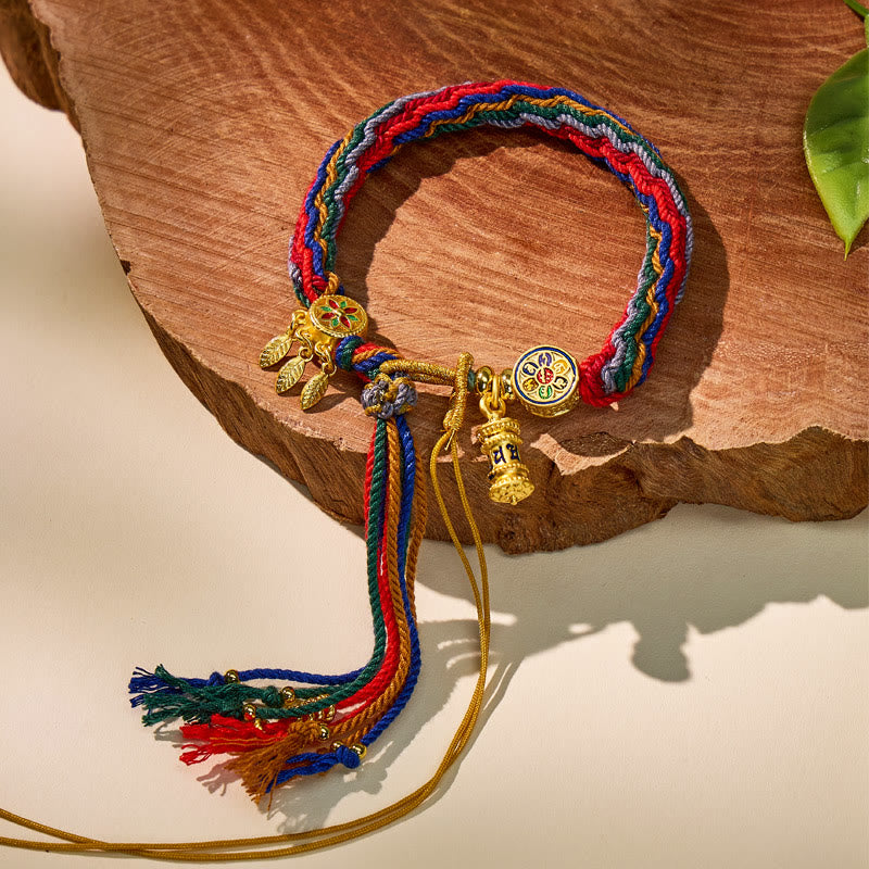 FuAttract Luck & Protection Braided Cord Talisman Bracelet for Positive Energy - Vital Energy Flow - image 0