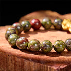 FuAttract Vitality & Protection Luck Flow Dragon Blood Jasper Pixiu Bracelet - image 5
