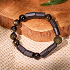 FuAttract Protection & Balance Golden Obsidian Tourmaline Chinese Zodiac Bracelet - Rooster - image 25